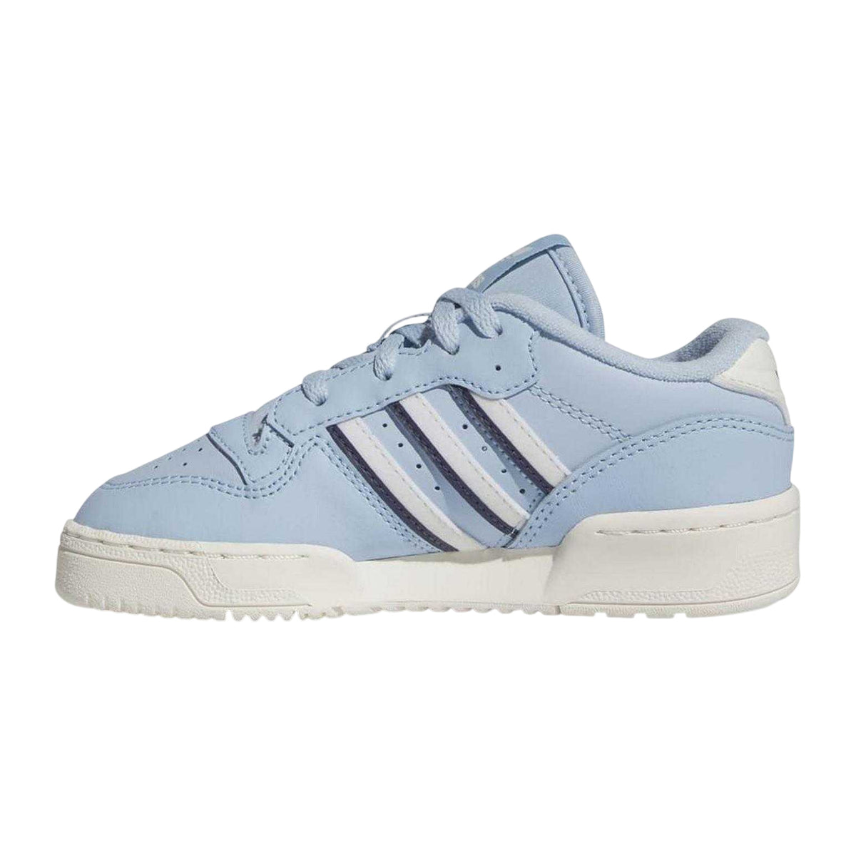Sky - Back - Adidas Childrens-Kids Rivalry Leather Trainers