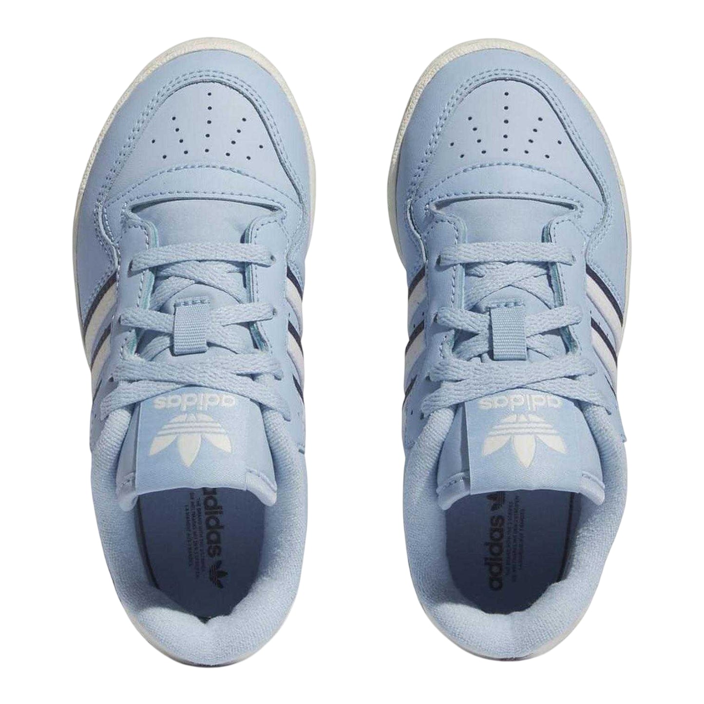 Sky - Side - Adidas Childrens-Kids Rivalry Leather Trainers