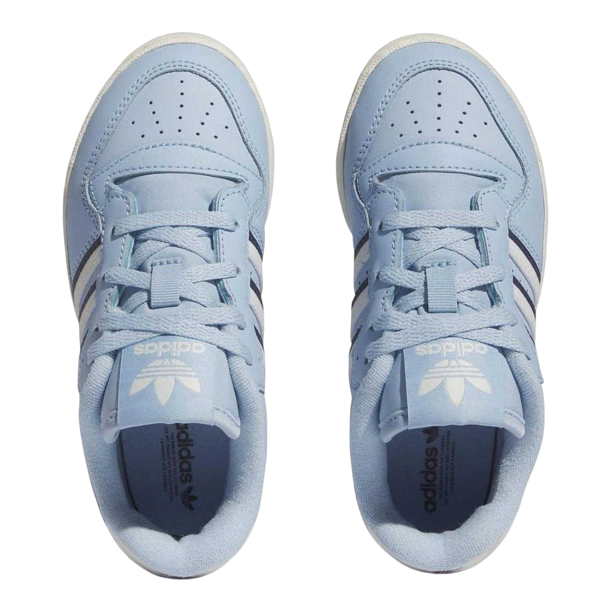 Sky - Side - Adidas Childrens-Kids Rivalry Leather Trainers