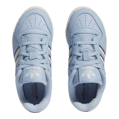 Sky - Side - Adidas Childrens-Kids Rivalry Leather Trainers