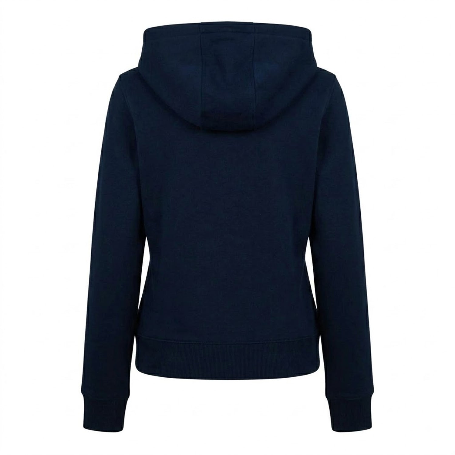 Dark Navy - Back - Tommy Jeans Womens-Ladies Logo Full Zip Hoodie