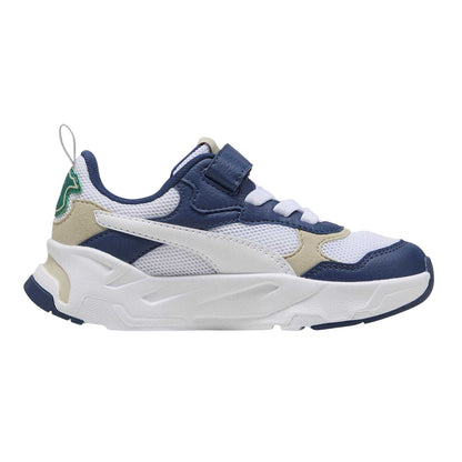 Persian Blue-White - Front - Puma Childrens-Kids Trinity Trainers