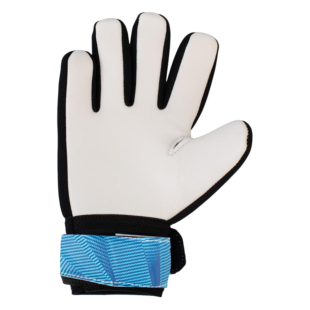 Blue - Back - Team Childrens-Kids Fuse Manchester City FC Goalkeeper Gloves