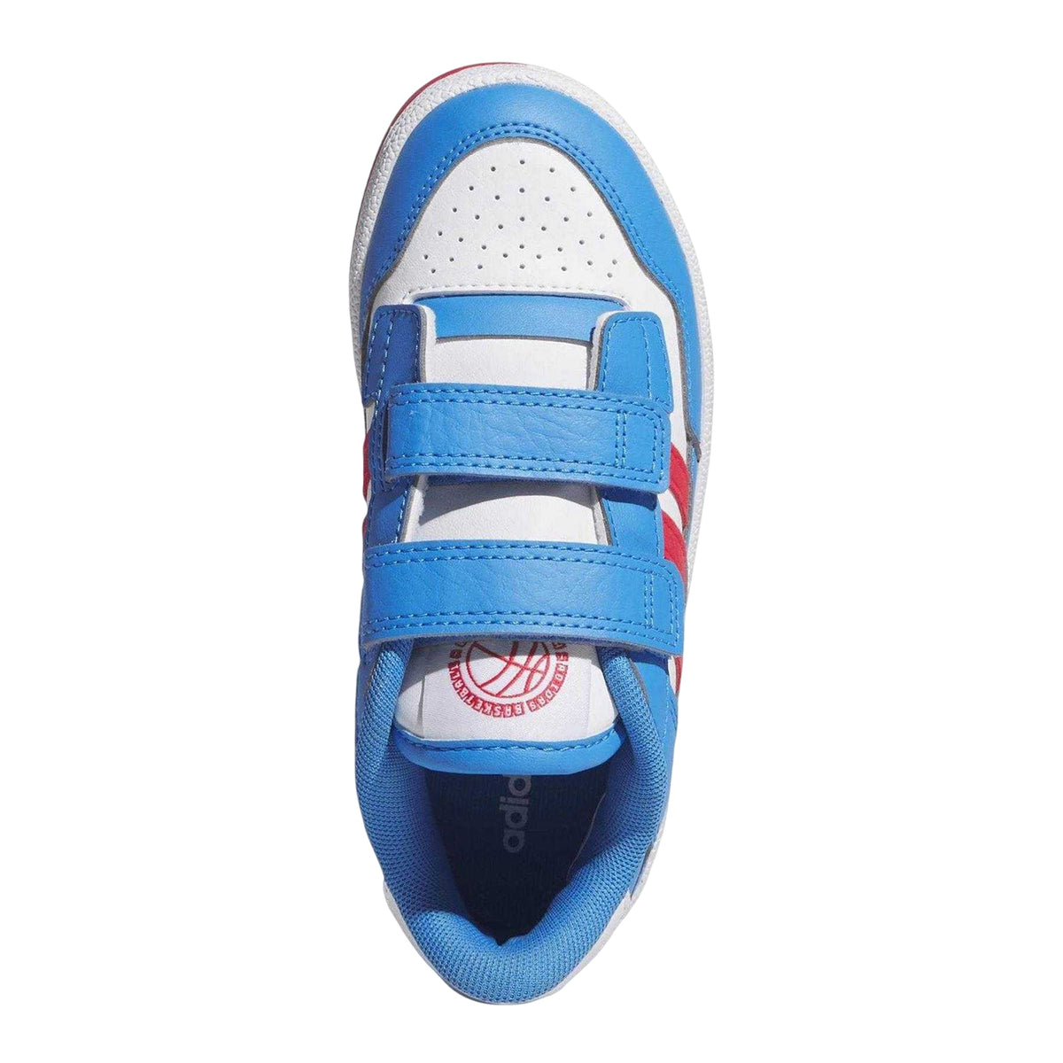 Lucid Blue-Ray - Lifestyle - Adidas Childrens-Kids Rapid Court Trainers