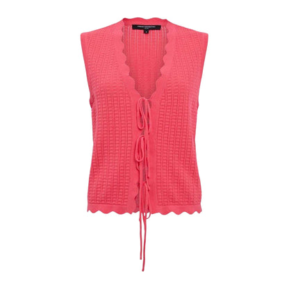 Fuchsia Pink - Front - French Connection Womens-Ladies Lois Vest Top