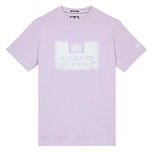 Purple - Front - Weekend Offender Mens Bonpensiero Graphic T-Shirt