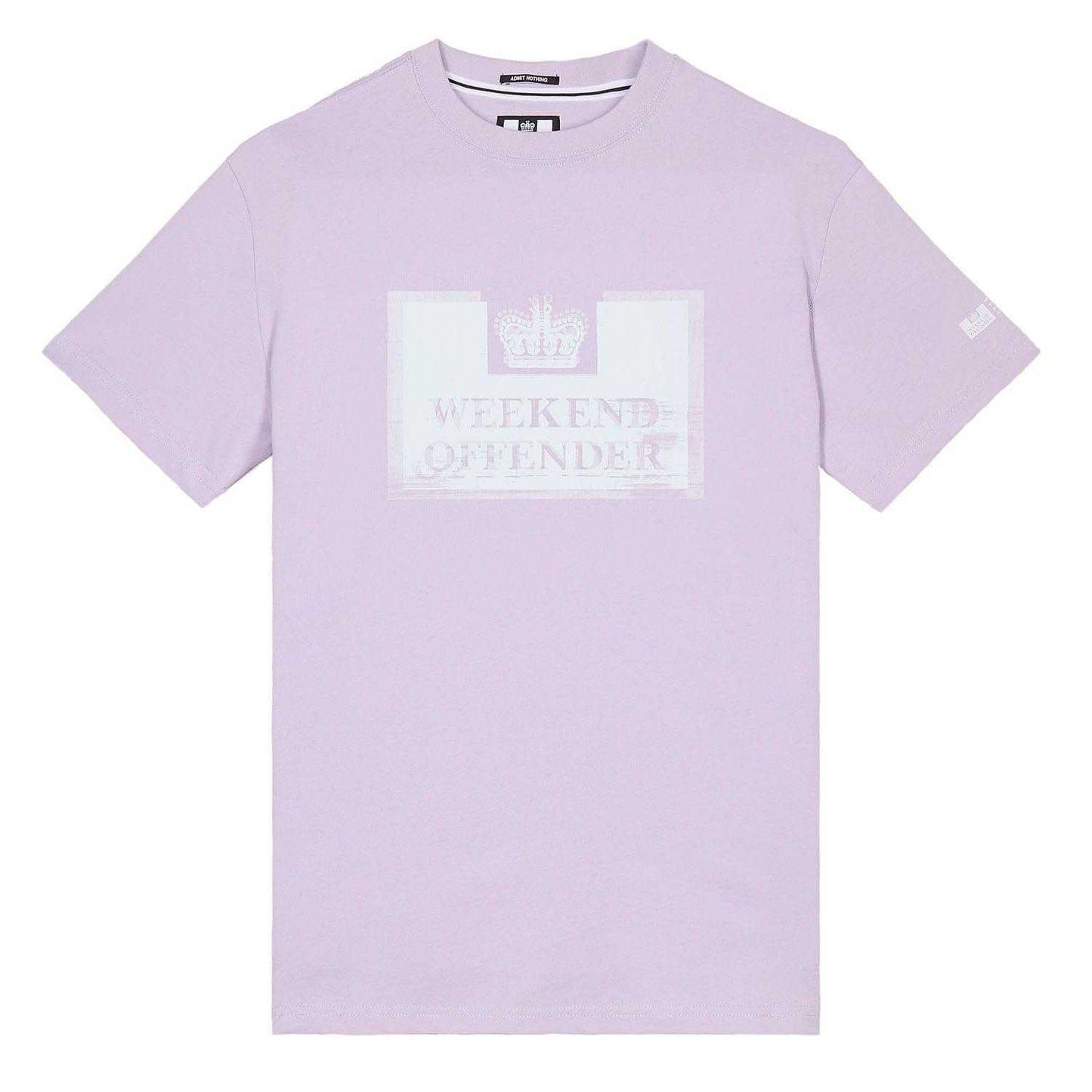 Purple - Front - Weekend Offender Mens Bonpensiero Graphic T-Shirt
