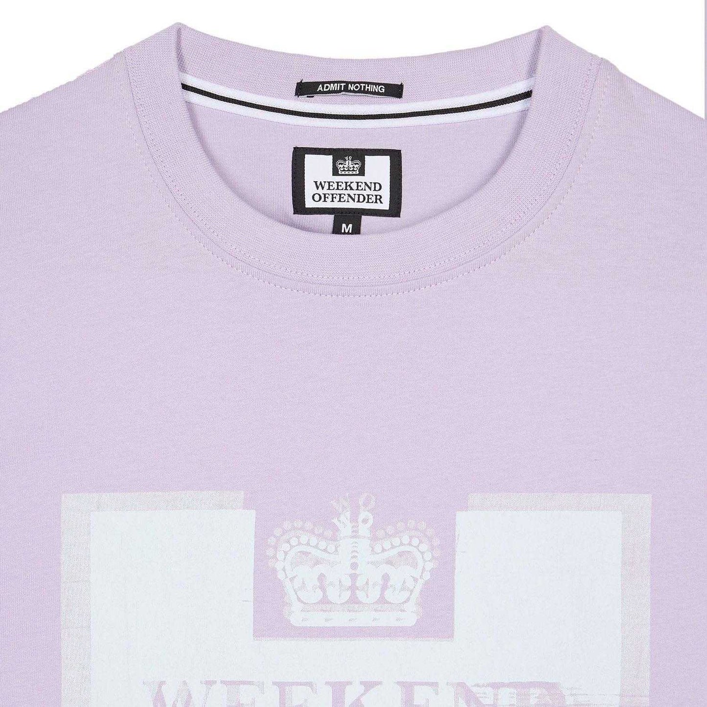 Purple - Side - Weekend Offender Mens Bonpensiero Graphic T-Shirt