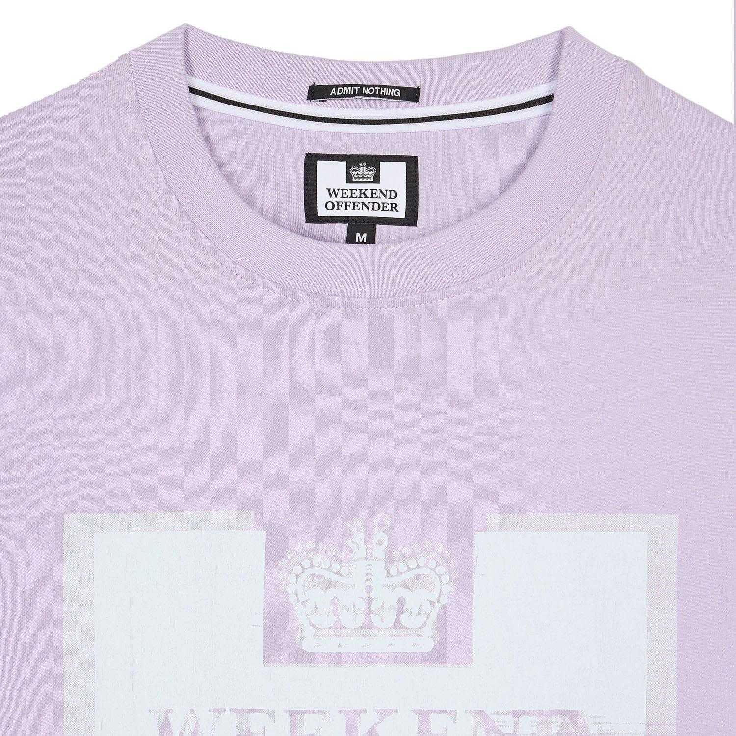 Purple - Side - Weekend Offender Mens Bonpensiero Graphic T-Shirt