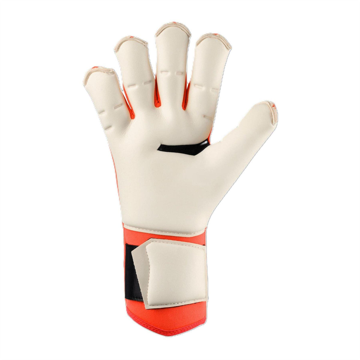 Fluorescent Red - Back - UHL Sport Unisex Adult Fangmaschine Gripped Goalkeeper Gloves