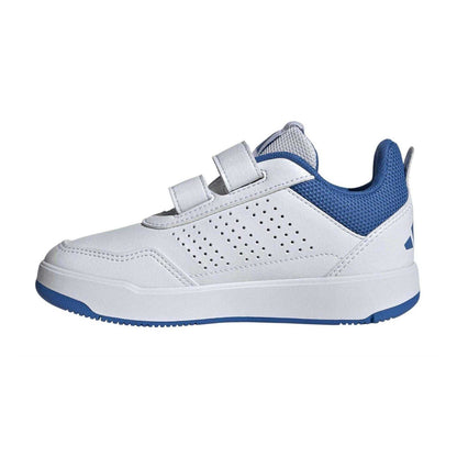 White - Side - Adidas Childrens-Kids Tensaur Sport Trainers