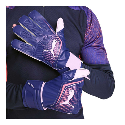 Blue-Sunset Glow - Side - Puma Childrens-Kids Match RC Goalkeeper Gloves
