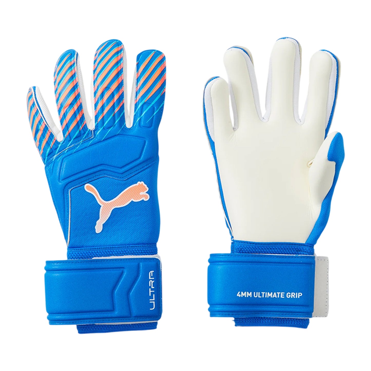 Blue-Red - Side - Puma Childrens-Kids Ultra Play RC Goalkeeper Gloves