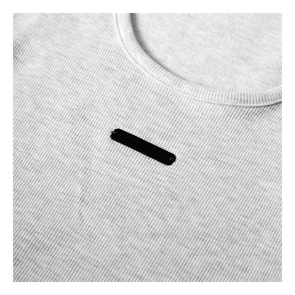 Heather Oat - Side - Fear Of God Essentials Womens-Ladies Cropped Tank Top