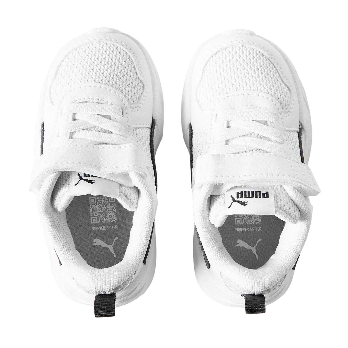 White-Black-Cool Grey - Side - Puma Childrens-Kids Trinity Lite AC+ Flat Trainers