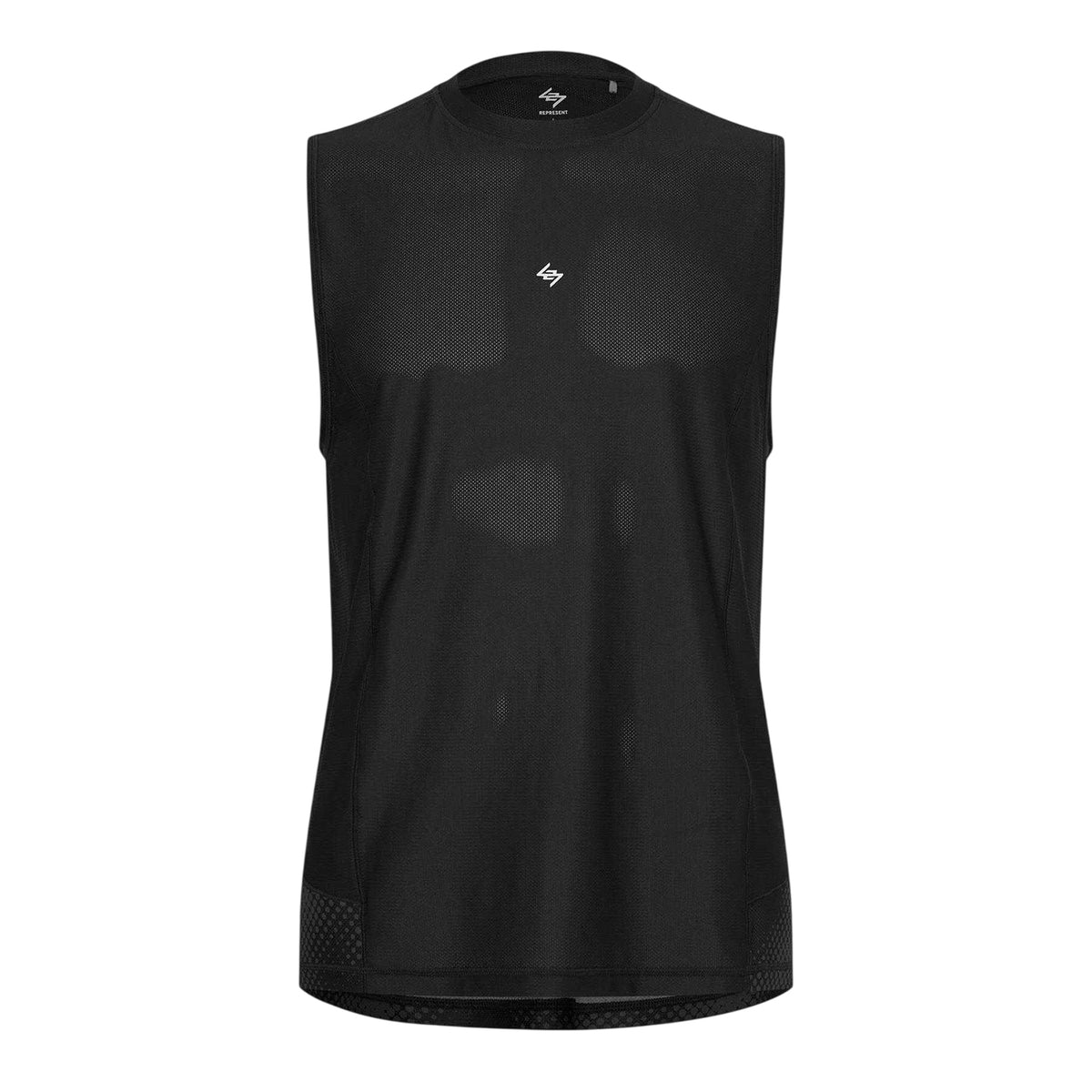 Black Fade - Front - Represent Mens 247 Sleeveless Tank Top
