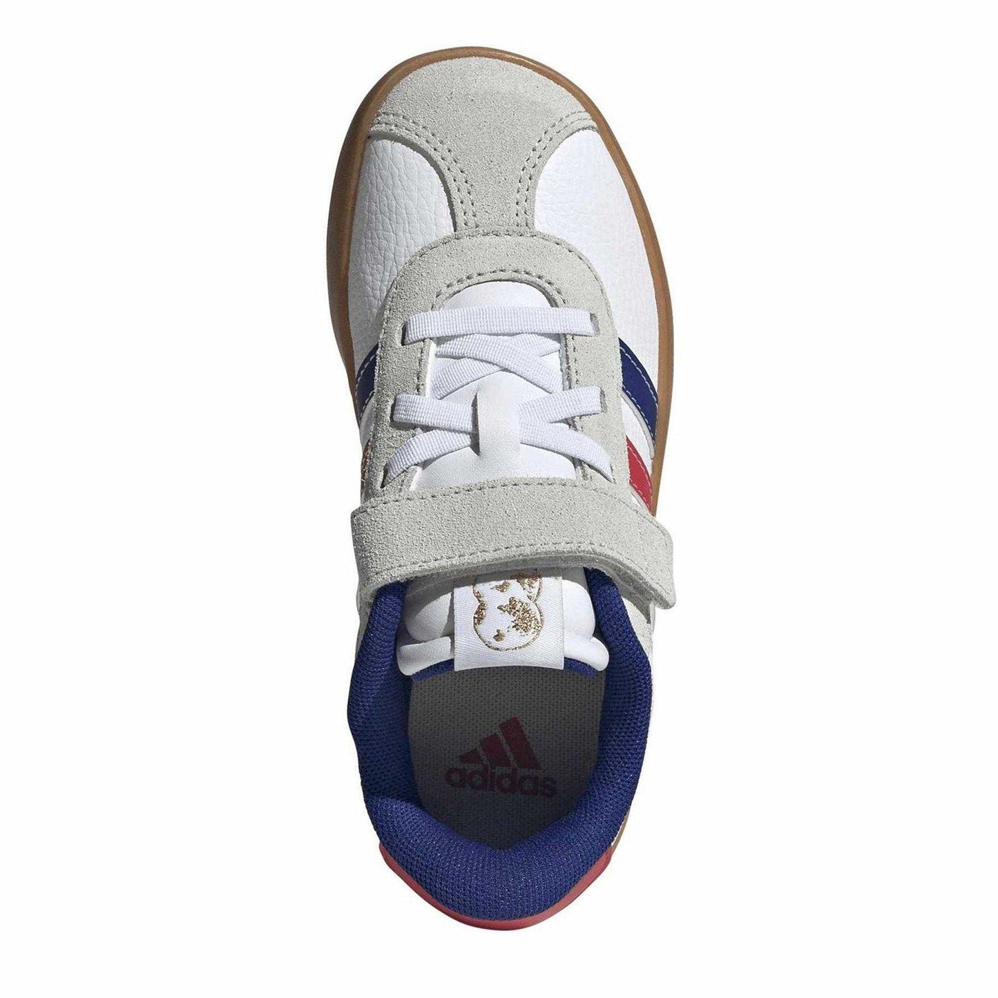 White - Lifestyle - Adidas Childrens-Kids VL Court 3.0 Leather Trainers