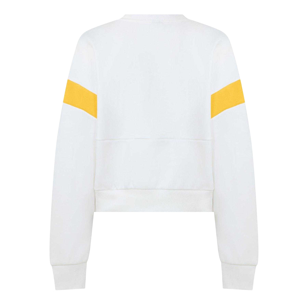 White-Black - Back - Puma Womens-Ladies Dhb Archive Crew Neck Crop Sweatshirt