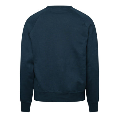 Total Eclipse - Back - Diesel Mens Waffle Knit Raglan Sweatshirt