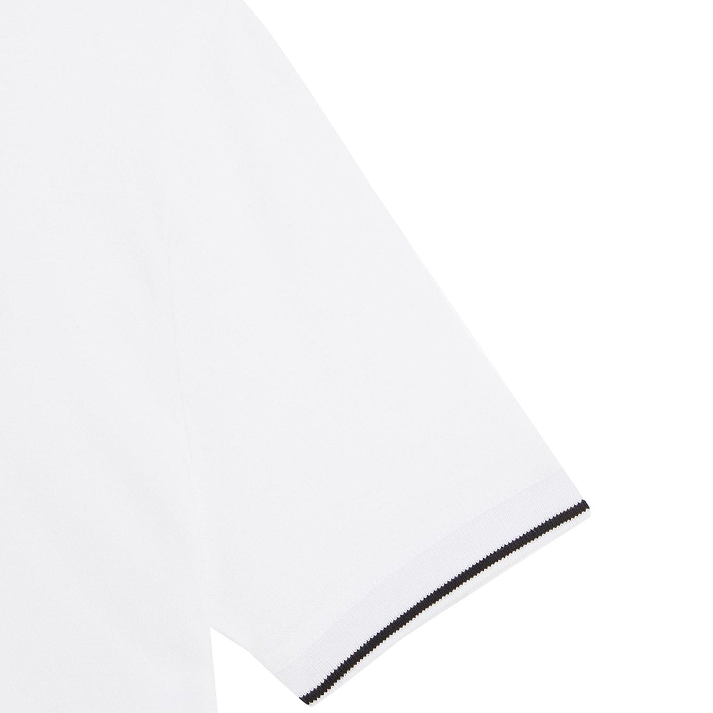 White - Side - Lyle & Scott Childrens-Kids Tipped Polo Shirt
