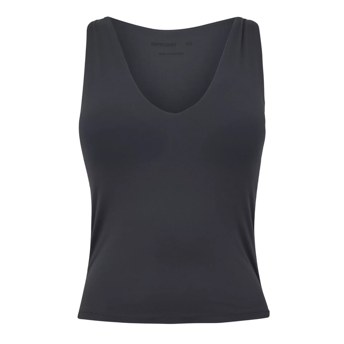 Grey - Front - Represent Womens-Ladies Slim Tank Top