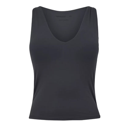 Grey - Front - Represent Womens-Ladies Slim Tank Top