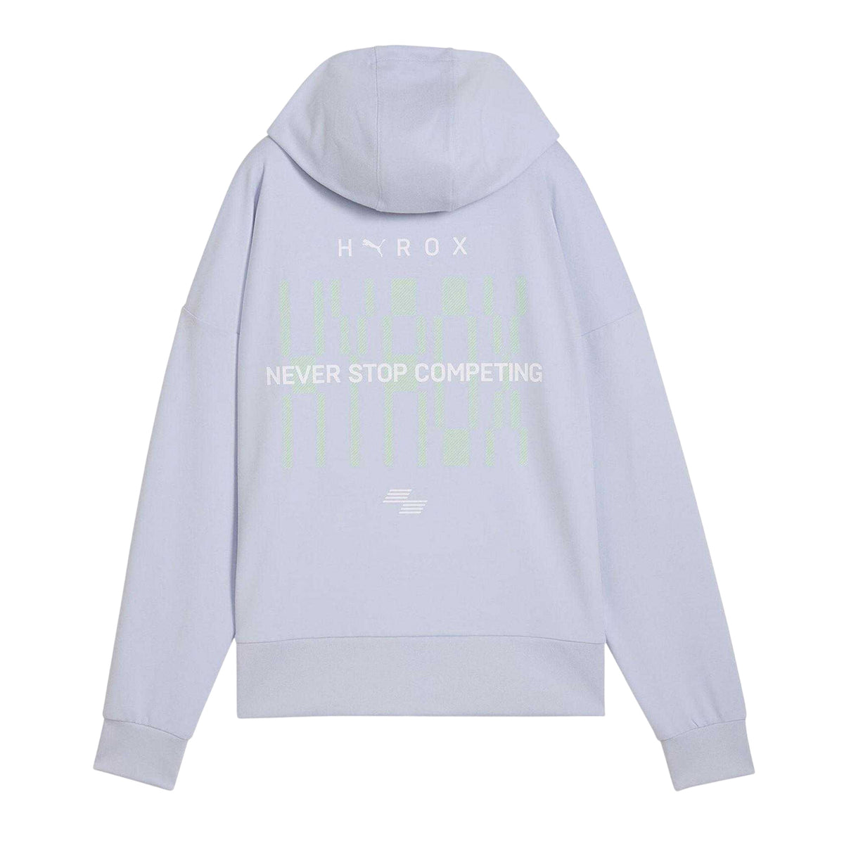 Stormy Weather - Back - Puma Womens-Ladies Hyrox Graphic Print Hoodie