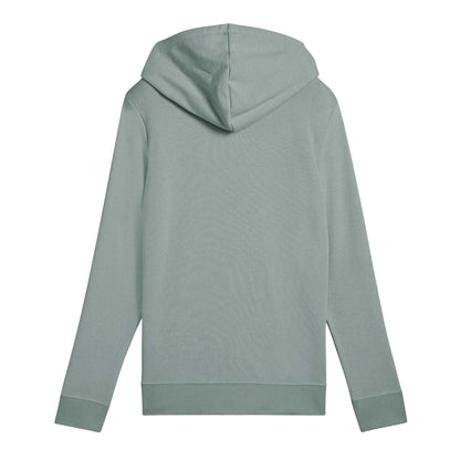 Green - Back - Puma Womens-Ladies No.1 Logo Fleece Overhead Hoodie