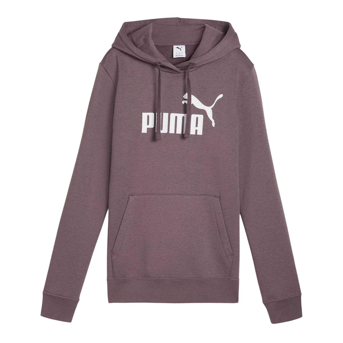 Raisin - Front - Puma Womens-Ladies No.1 Logo Fleece Overhead Hoodie