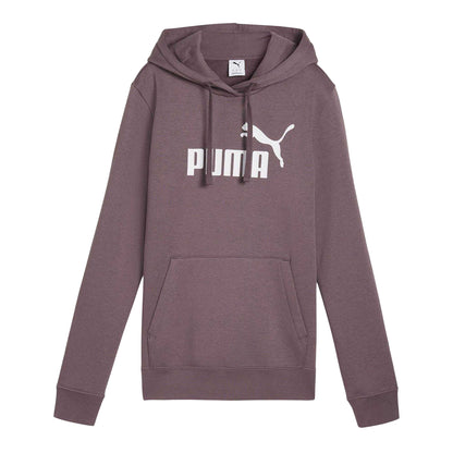Raisin - Front - Puma Womens-Ladies No.1 Logo Fleece Overhead Hoodie