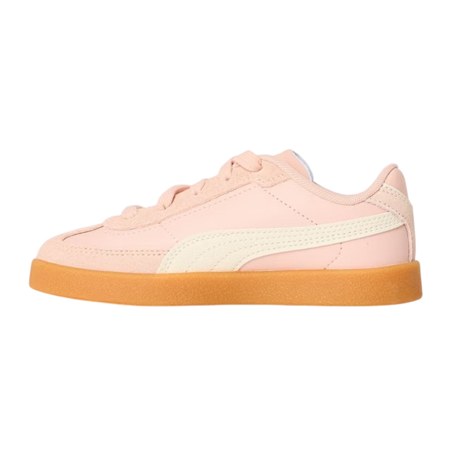 Rose Quartz - Back - Puma Childrens-Kids Club II Era Leather Trainers
