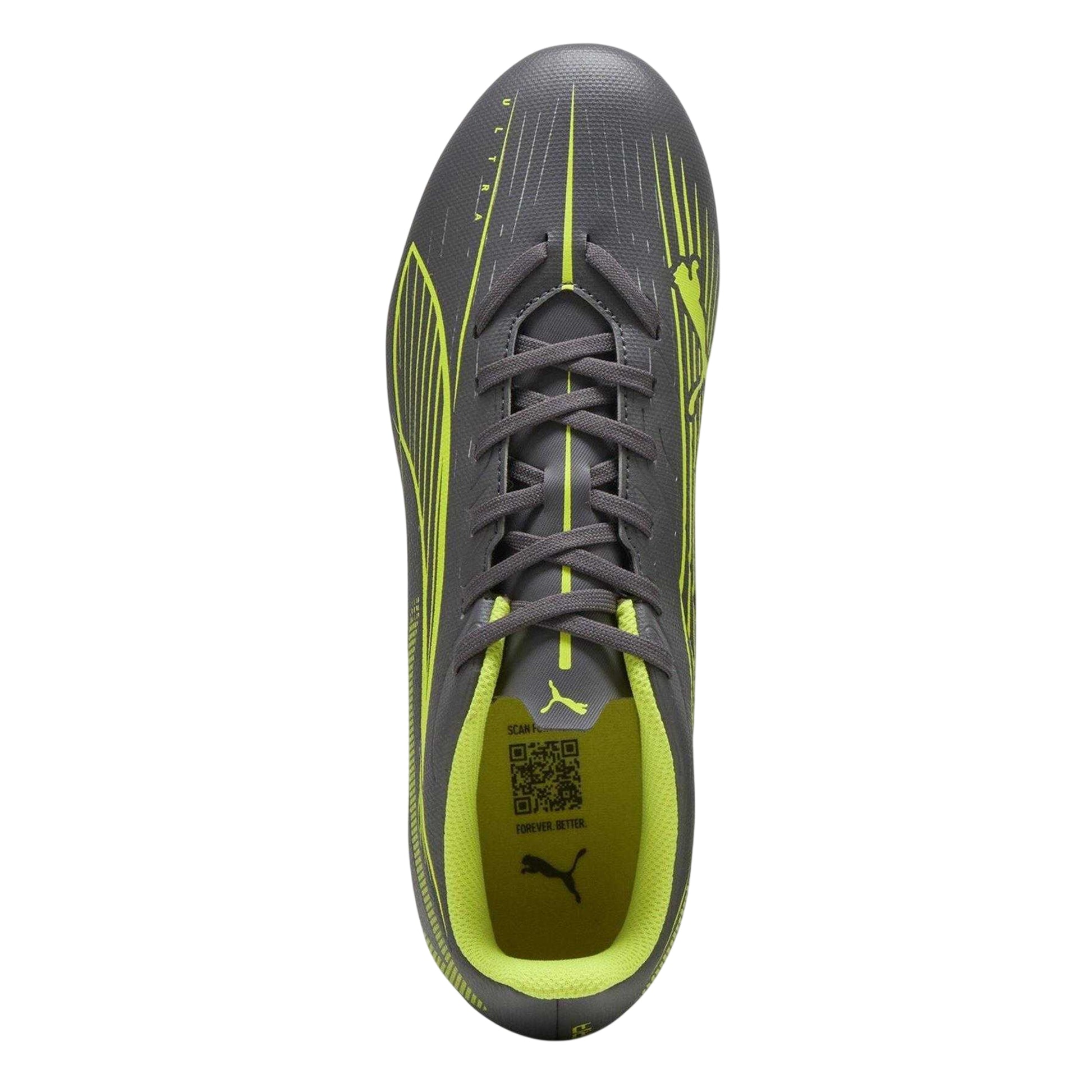 Matt Silver - Side - Puma Womens-Ladies Ultra 5 Play Firm Ground Football Boots