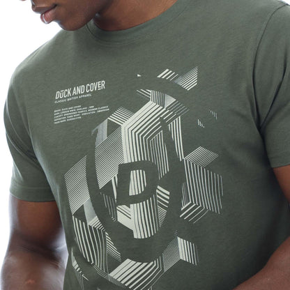 Multicoloured - Pack Shot - Duck and Cover Mens Cheymore T-Shirt (Pack of 5)