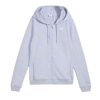 Blue - Front - Puma Womens-Ladies Essential Fleece Full Zip Hoodie