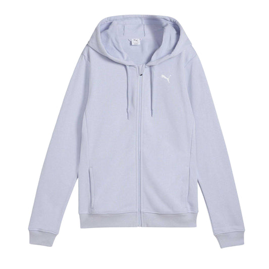 Blue - Front - Puma Womens-Ladies Essential Fleece Full Zip Hoodie