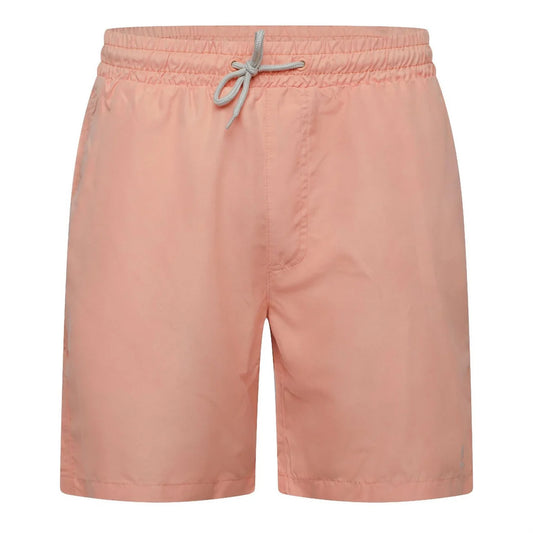Coral - Front - Crosshatch Mens Wabasso Swim Shorts