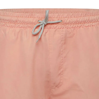 Coral - Back - Crosshatch Mens Wabasso Swim Shorts