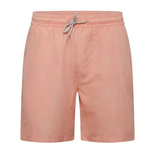 Coral - Front - Crosshatch Mens Wabasso Swim Shorts