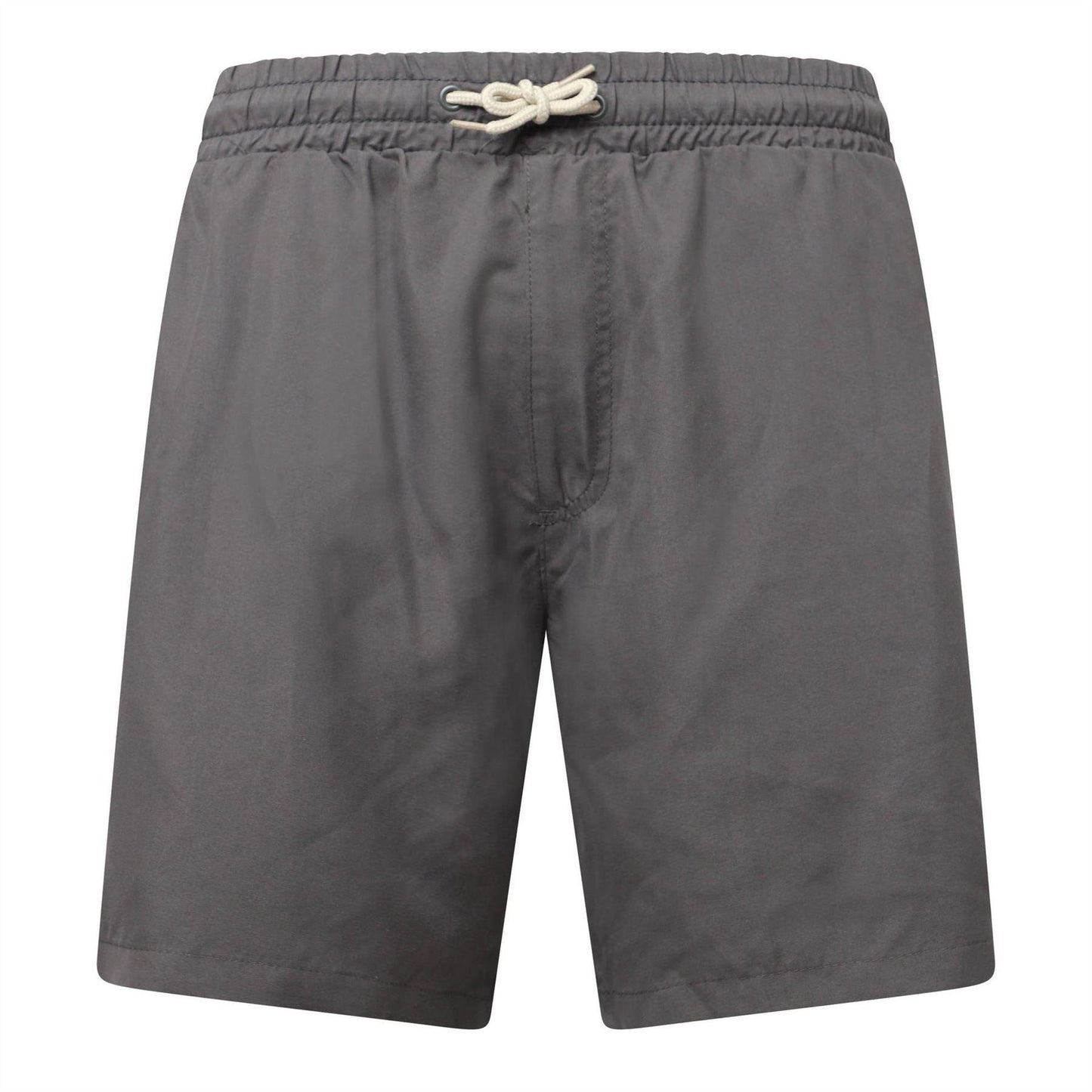 Charcoal - Front - Crosshatch Mens Wabasso Swim Shorts
