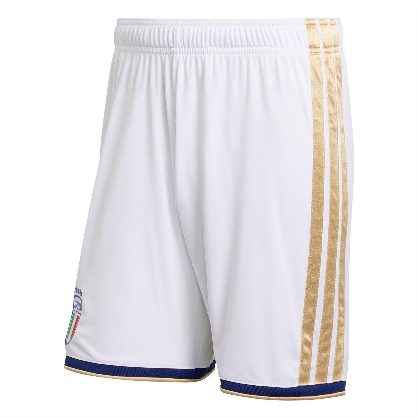 White-Blue - Front - Adidas Mens Italian Home Shorts