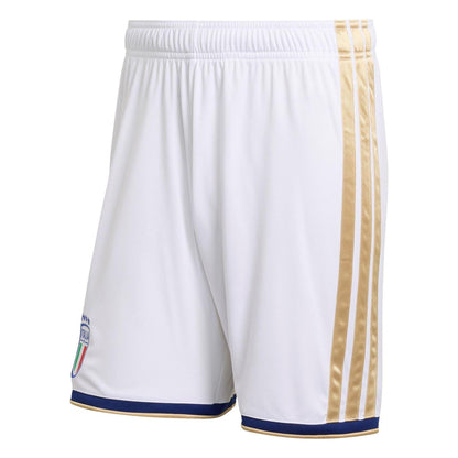 White-Blue - Front - Adidas Mens Italian Home Shorts