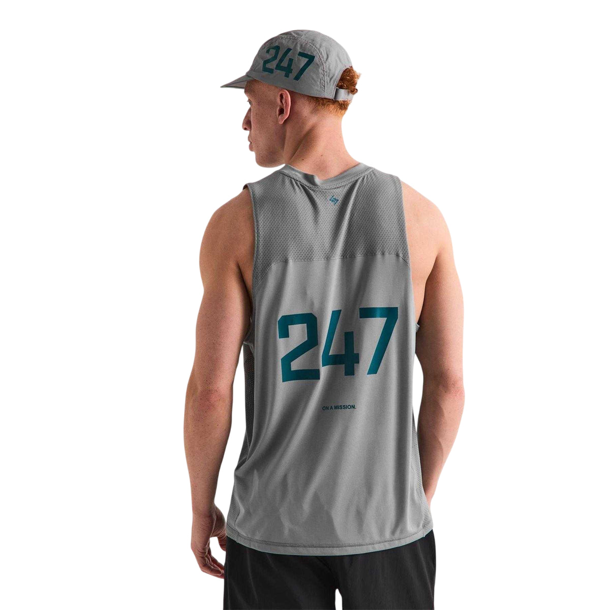Graphite Grey - Lifestyle - Represent Mens 247 Sleeveless Tank Top