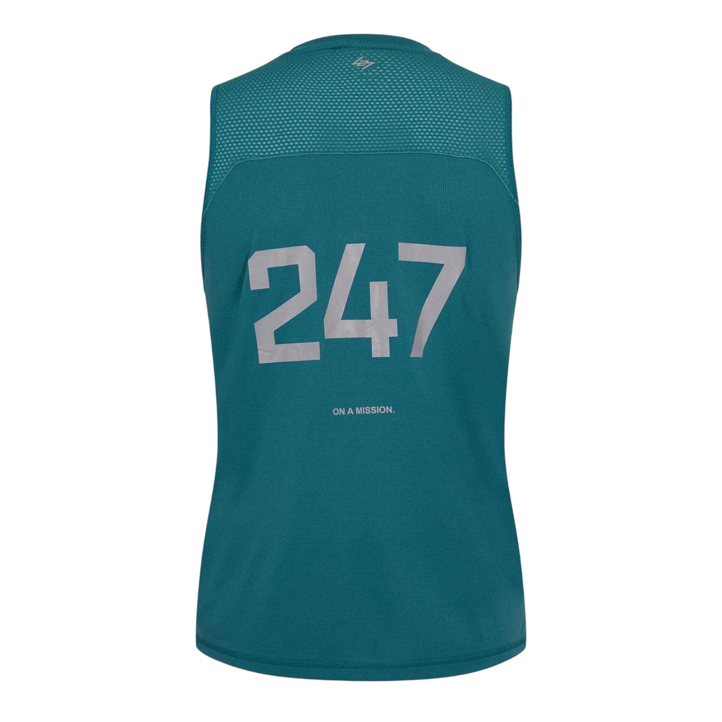 Teal - Back - Represent Mens 247 Sleeveless Tank Top