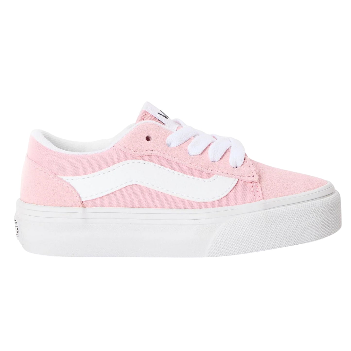 Coral Blush - Front - Vans Childrens-Kids Vero Platform Trainers