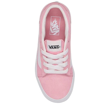Coral Blush - Back - Vans Childrens-Kids Vero Platform Trainers