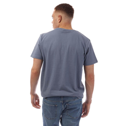 Blue - Back - Duck and Cover Mens Limatar T-Shirt