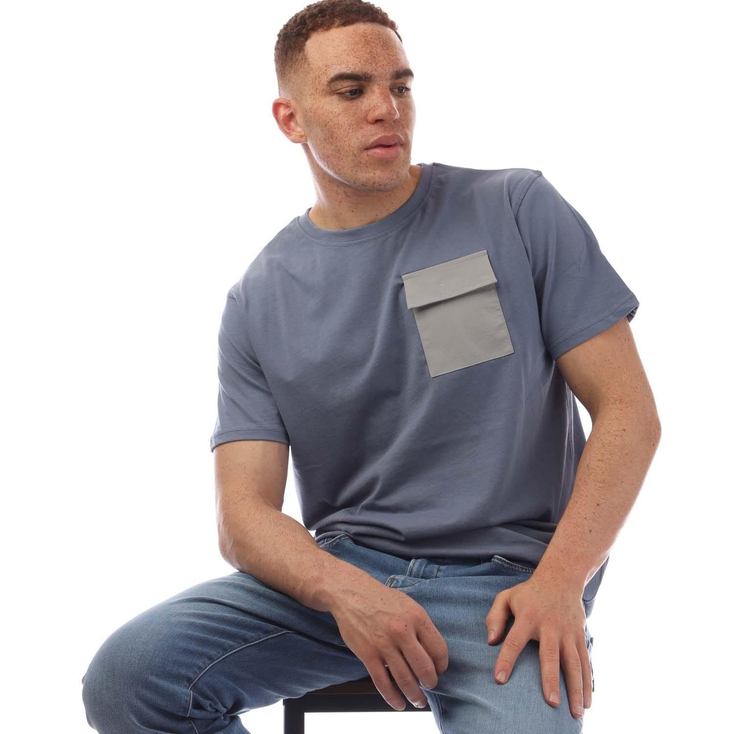 Blue - Lifestyle - Duck and Cover Mens Limatar T-Shirt