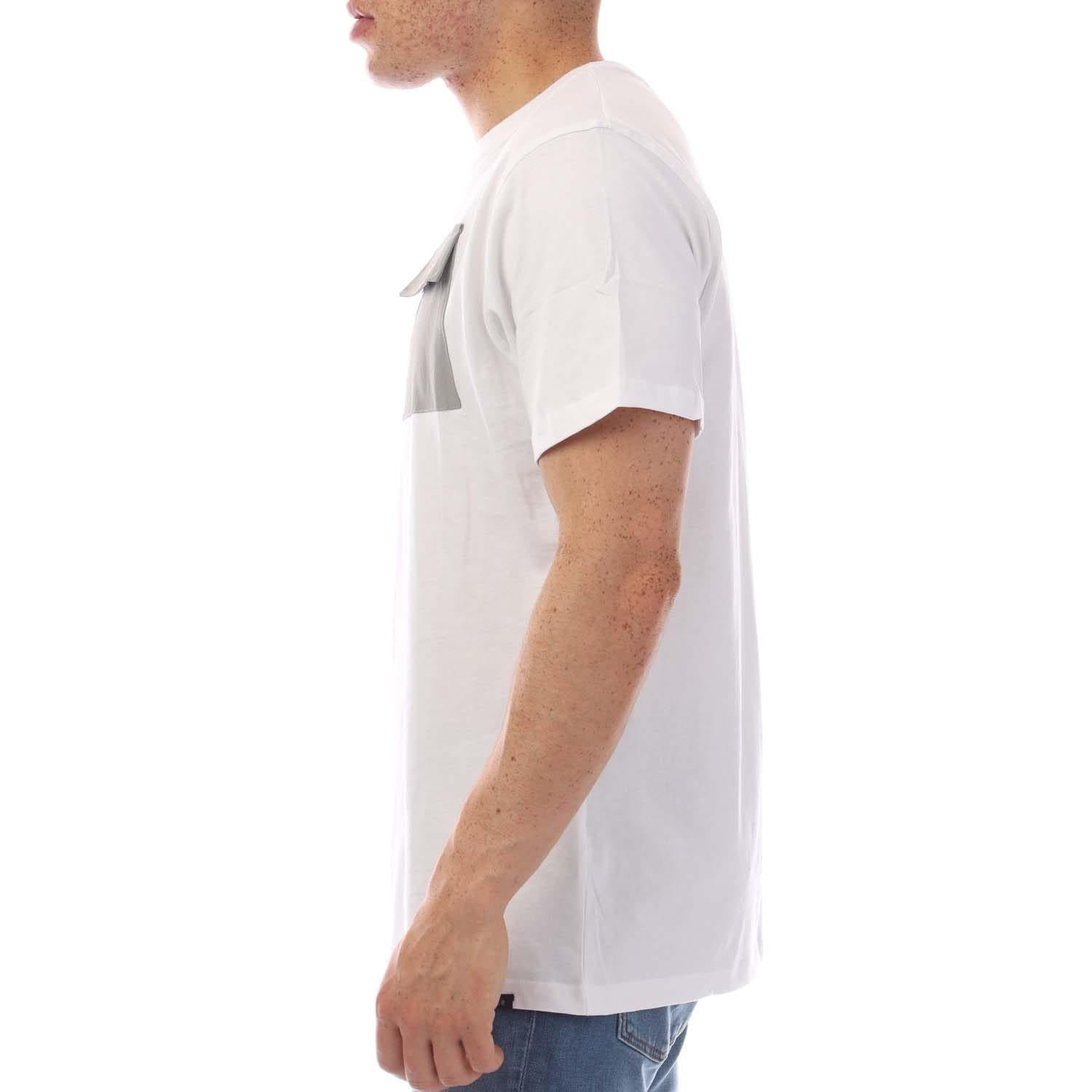 White - Side - Duck and Cover Mens Limatar T-Shirt