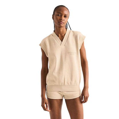 Sand - Side - Fear Of God Essentials Womens-Ladies Relaxed Fit Camisole