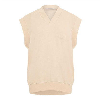 Sand - Front - Fear Of God Essentials Womens-Ladies Relaxed Fit Camisole
